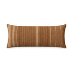Blair brown lumbar cushion, product shot on a white background